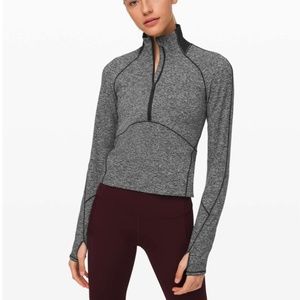 Lululemon Always Alert 1/2 Zip
Heathered Black